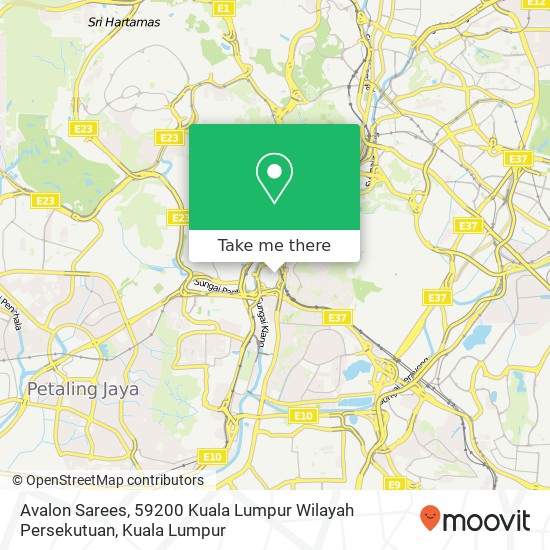 Peta Avalon Sarees, 59200 Kuala Lumpur Wilayah Persekutuan