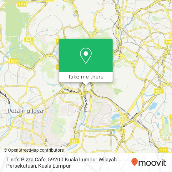 Tino's Pizza Cafe, 59200 Kuala Lumpur Wilayah Persekutuan map