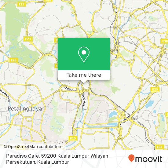 Paradiso Cafe, 59200 Kuala Lumpur Wilayah Persekutuan map