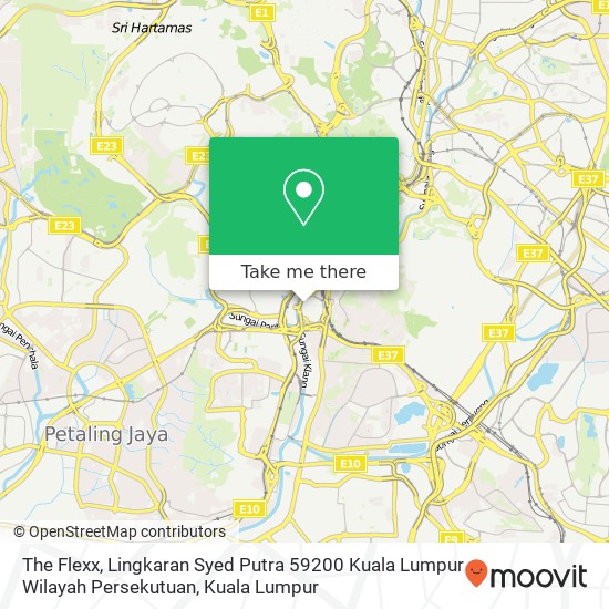 The Flexx, Lingkaran Syed Putra 59200 Kuala Lumpur Wilayah Persekutuan map