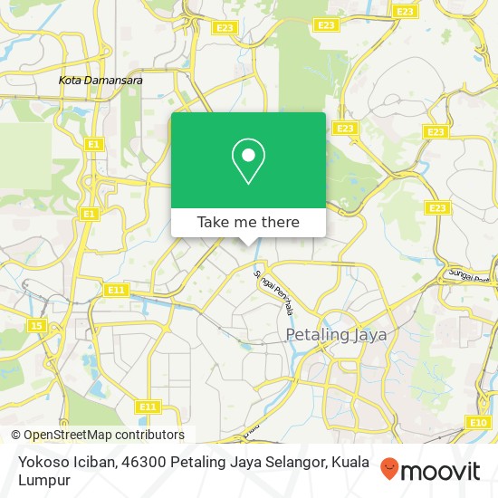 Yokoso Iciban, 46300 Petaling Jaya Selangor map