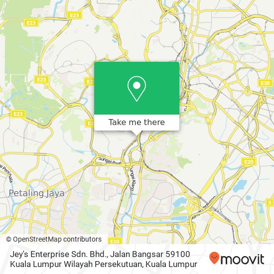 Jey's Enterprise Sdn. Bhd., Jalan Bangsar 59100 Kuala Lumpur Wilayah Persekutuan map