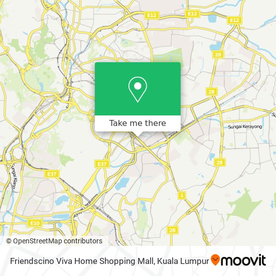 Friendscino Viva Home Shopping Mall map