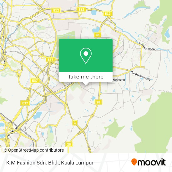 K M Fashion Sdn. Bhd. map