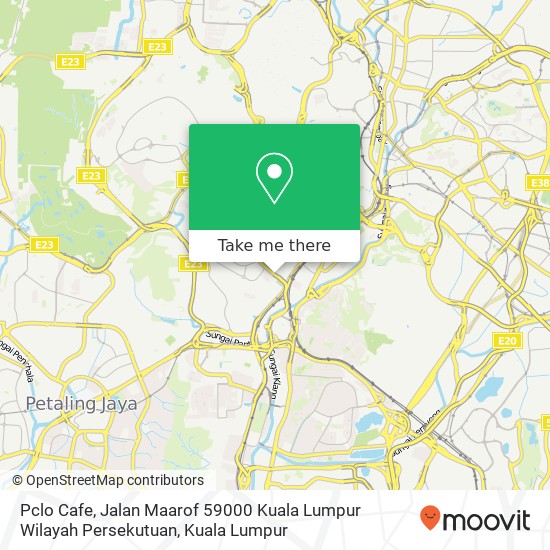 Pclo Cafe, Jalan Maarof 59000 Kuala Lumpur Wilayah Persekutuan map