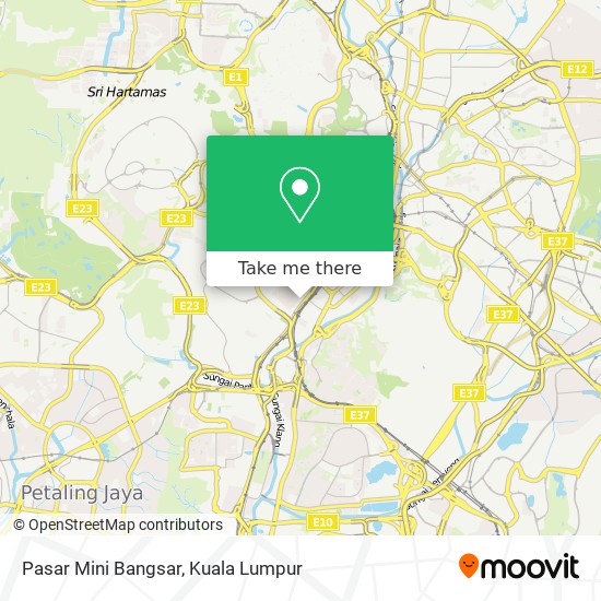 Pasar Mini Bangsar map