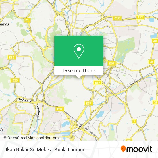 Ikan Bakar Sri Melaka map