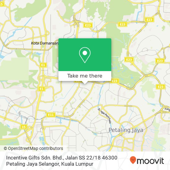 Peta Incentive Gifts Sdn. Bhd., Jalan SS 22 / 18 46300 Petaling Jaya Selangor