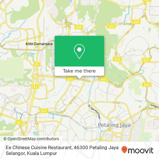 Peta Ee Chinese Cuisine Restaurant, 46300 Petaling Jaya Selangor