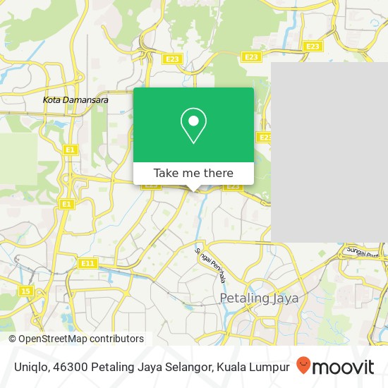 Peta Uniqlo, 46300 Petaling Jaya Selangor
