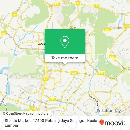 Peta Stella's Market, 47400 Petaling Jaya Selangor