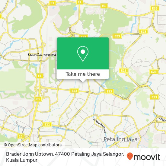 Brader John Uptown, 47400 Petaling Jaya Selangor map