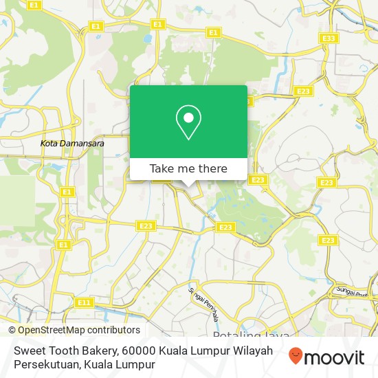 Sweet Tooth Bakery, 60000 Kuala Lumpur Wilayah Persekutuan map