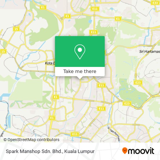 Spark Manshop Sdn. Bhd. map