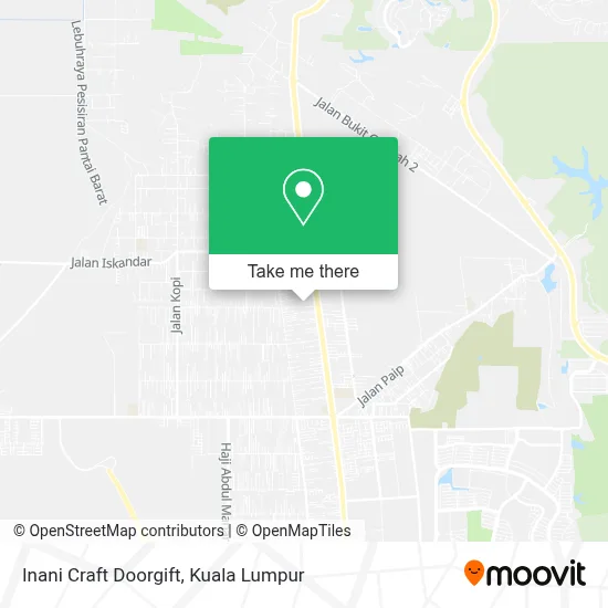 Inani Craft Doorgift map