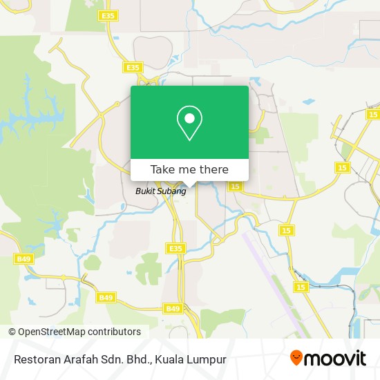 Restoran Arafah Sdn. Bhd. map