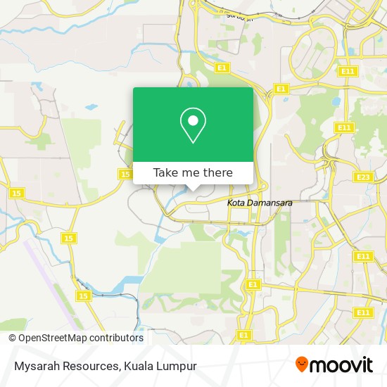 Mysarah Resources map