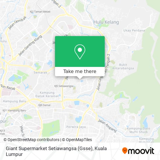 Giant Supermarket Setiawangsa (Gsse) map