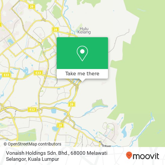Vonaish Holdings Sdn. Bhd., 68000 Melawati Selangor map