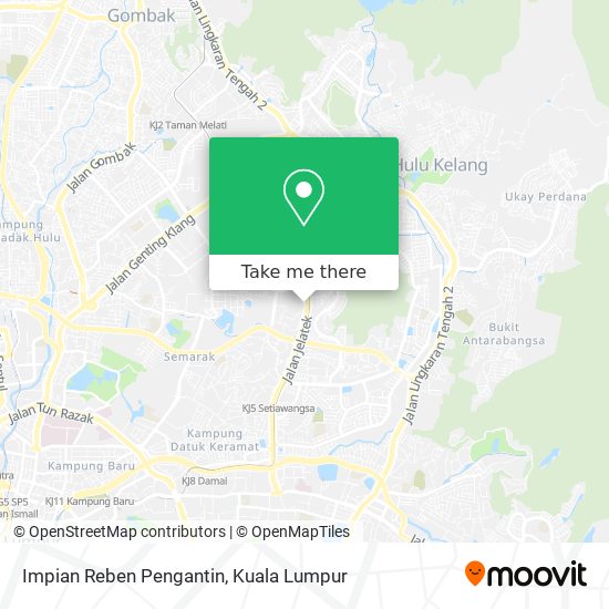 Peta Impian Reben Pengantin