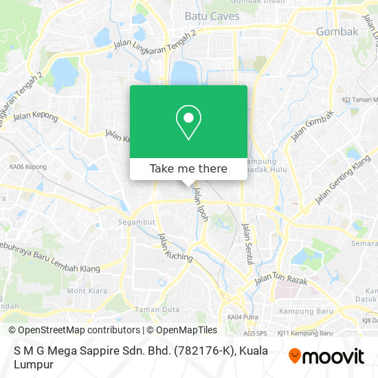 S M G Mega Sappire Sdn. Bhd. (782176-K) map