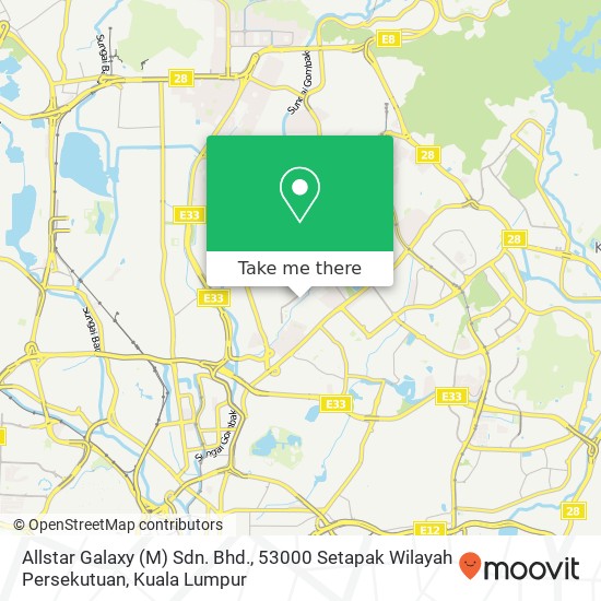 Peta Allstar Galaxy (M) Sdn. Bhd., 53000 Setapak Wilayah Persekutuan