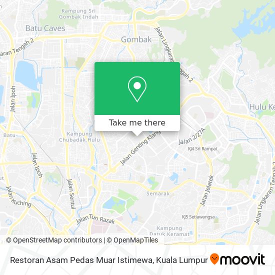 Restoran Asam Pedas Muar Istimewa map