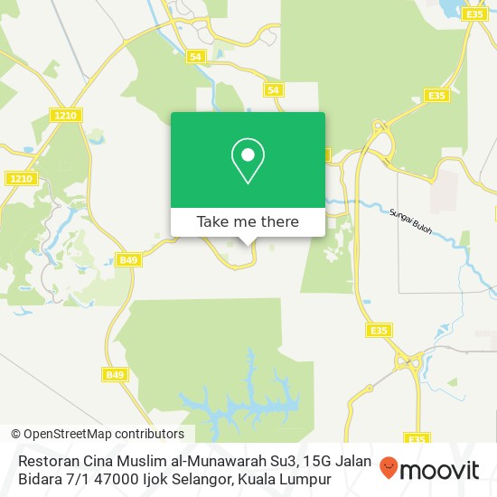 Restoran Cina Muslim al-Munawarah Su3, 15G Jalan Bidara 7 / 1 47000 Ijok Selangor map