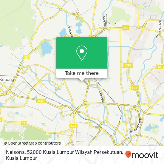 Nelson's, 52000 Kuala Lumpur Wilayah Persekutuan map