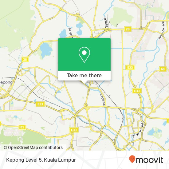 Kepong Level 5 map