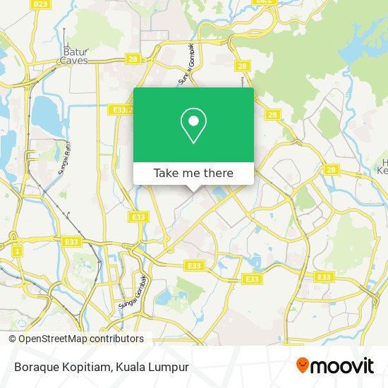 Boraque Kopitiam map