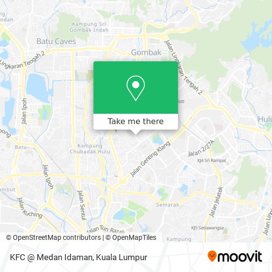 Peta KFC @ Medan Idaman