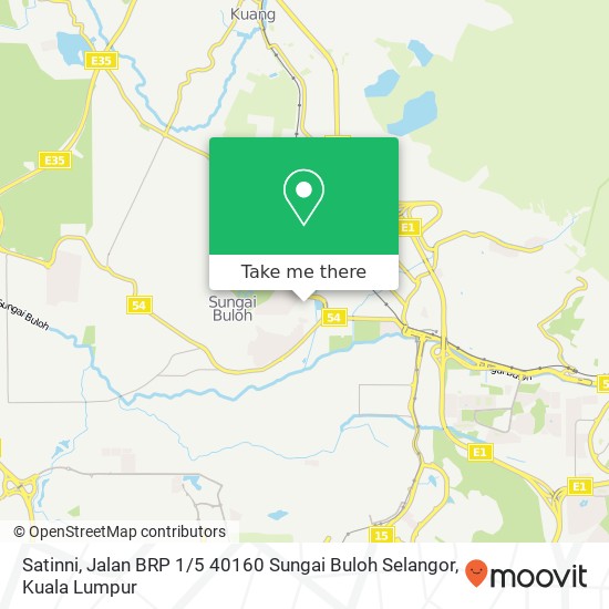 Satinni, Jalan BRP 1 / 5 40160 Sungai Buloh Selangor map