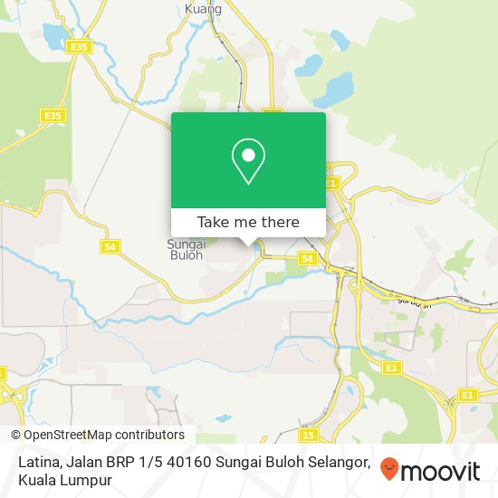 Peta Latina, Jalan BRP 1 / 5 40160 Sungai Buloh Selangor