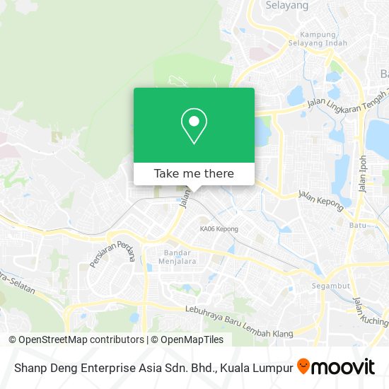 Shanp Deng Enterprise Asia Sdn. Bhd. map