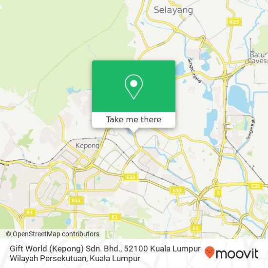 Gift World (Kepong) Sdn. Bhd., 52100 Kuala Lumpur Wilayah Persekutuan map