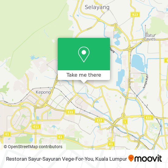 Restoran Sayur-Sayuran Vege-For-You map