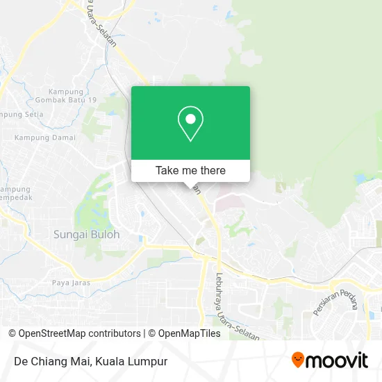 De Chiang Mai map
