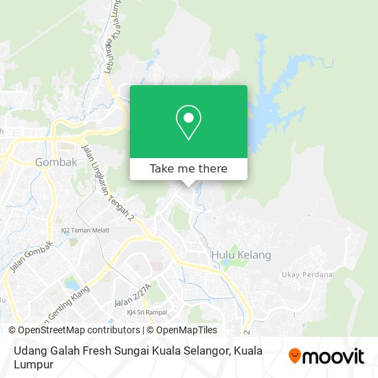 Peta Udang Galah Fresh Sungai Kuala Selangor