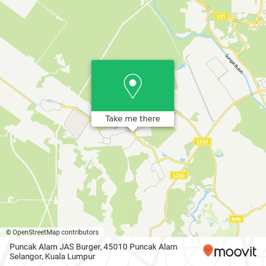 Puncak Alam JAS Burger, 45010 Puncak Alam Selangor map