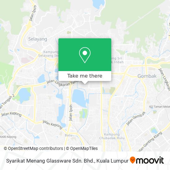 Syarikat Menang Glassware Sdn. Bhd. map