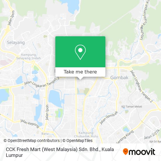 Peta CCK Fresh Mart (West Malaysia) Sdn. Bhd.