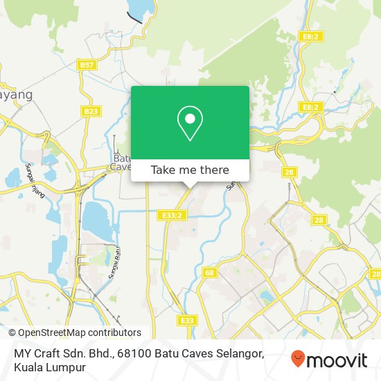 MY Craft Sdn. Bhd., 68100 Batu Caves Selangor map