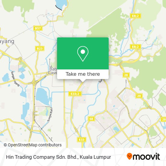 Hin Trading Company Sdn. Bhd. map