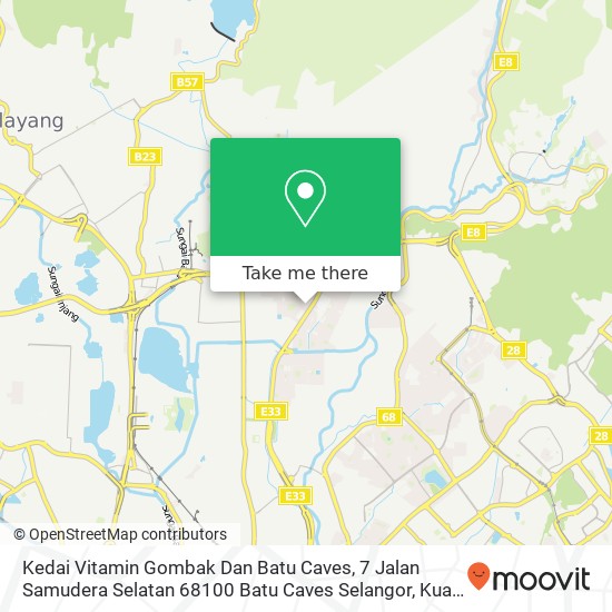 Kedai Vitamin Gombak Dan Batu Caves, 7 Jalan Samudera Selatan 68100 Batu Caves Selangor map