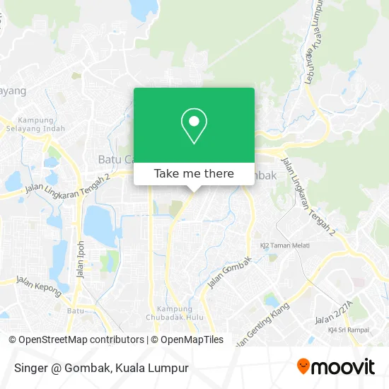 Singer @ Gombak map