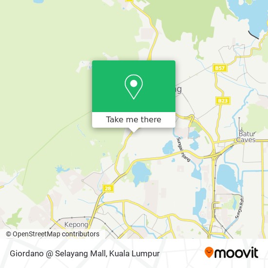 Giordano @ Selayang Mall map