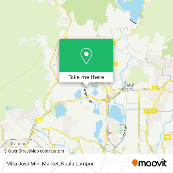 Mita Jaya Mini Market map