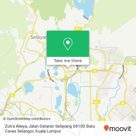 Zutra Aleiya, Jalan Dataran Selayang 68100 Batu Caves Selangor map