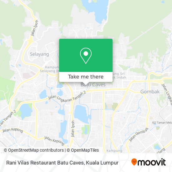 Rani Vilas Restaurant Batu Caves map